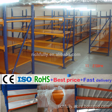 Warehouse Storage Steel Shelves in standard L2000-W600-H2000mm with 4layers steel boards loading 200kg/layer